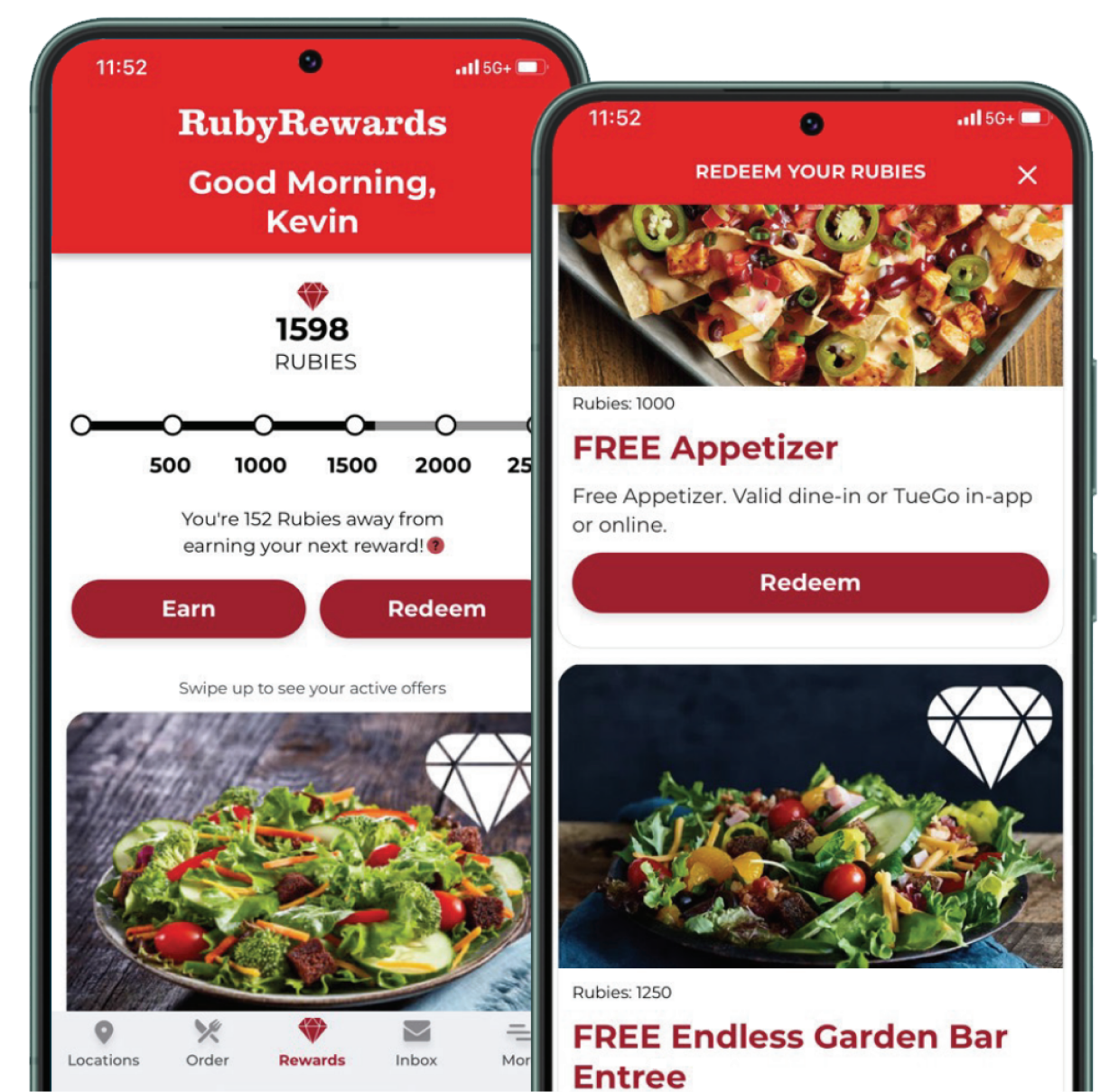 Rewards Ruby Tuesday