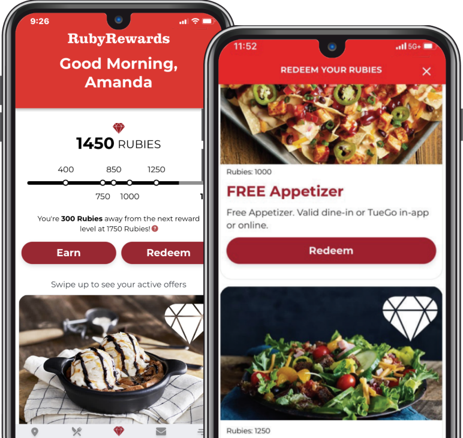 Rewards Ruby Tuesday