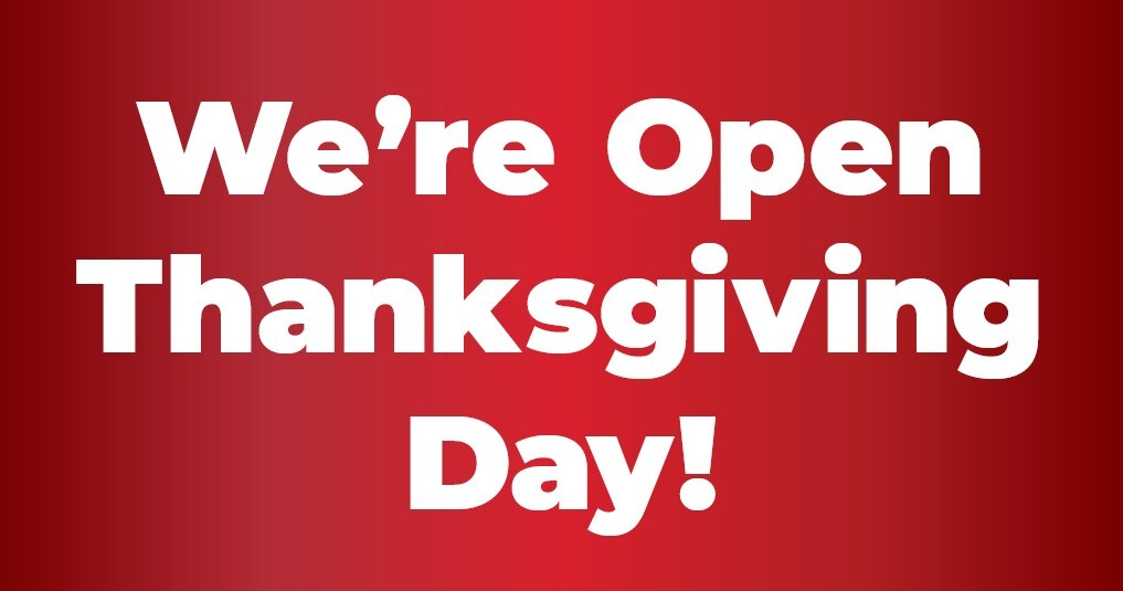 Open on Thanksgiving Day: Join Us for a Memorable Meal